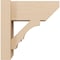 Ekena Millwork 6-in W x 12-in D x 12-in H Balboa Slat Rough Cedar Woodgrain TimberThane Outlooker, Primed Tan OUTUR060X12X12BOA24RCPR - alternate 2